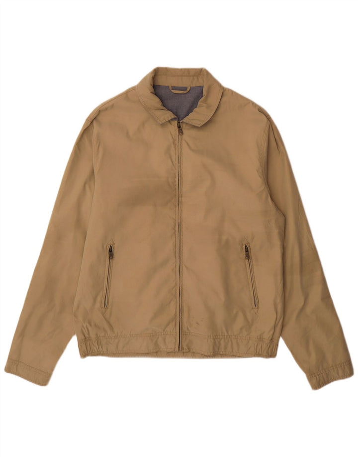 Jaqueta bomber masculina Marks & Spencer UK 38 poliamida bege médio