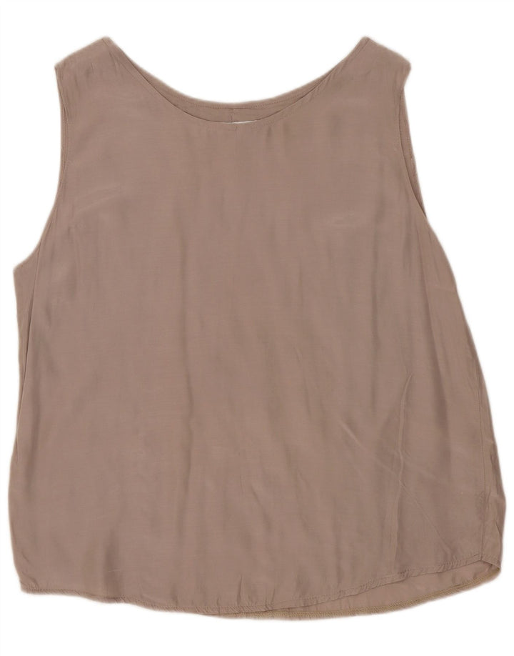 Blusa feminina sem mangas ACCORDO Reino Unido 16 grande cinza