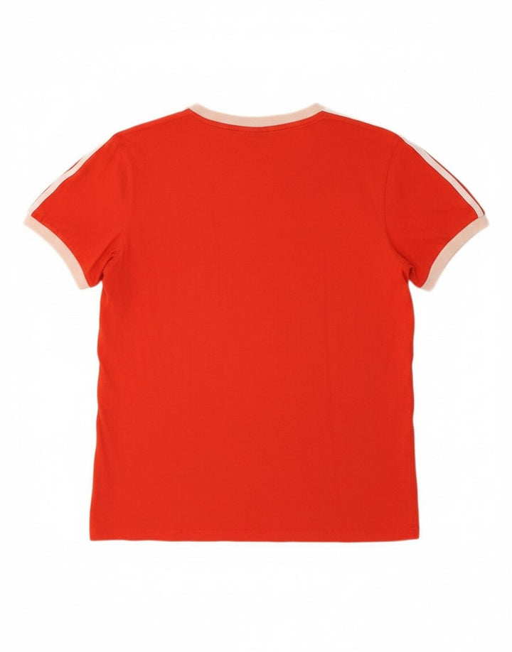 Camiseta Adidas Feminina Top UK 12 Médio Algodão Vermelho