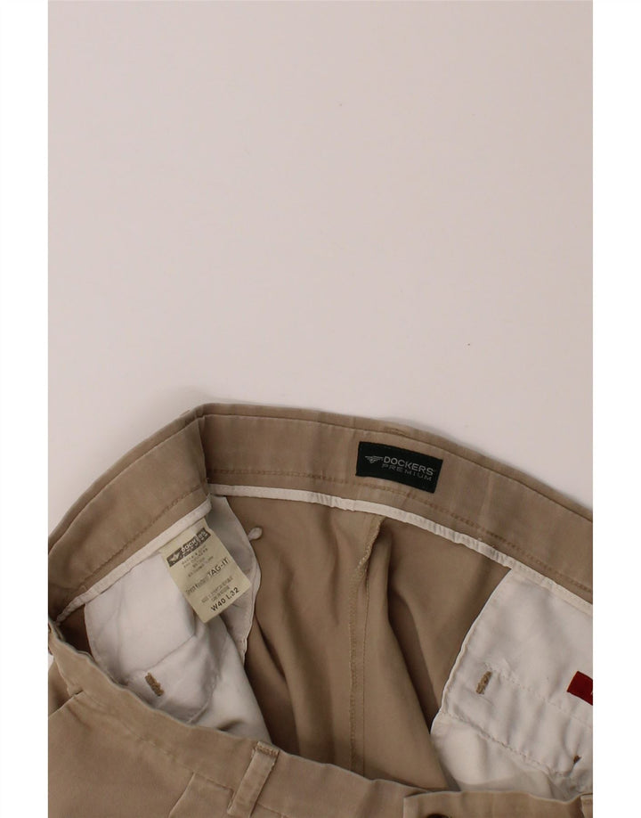 DOCKERS Mens Pegged Chino Shorts W40 XL  Beige Cotton Vintage Dockers and Second-Hand Dockers from Messina Hembry 