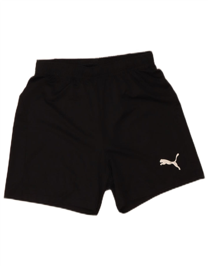 Shorts esportivos Puma meninos 13-14 anos preto poliéster