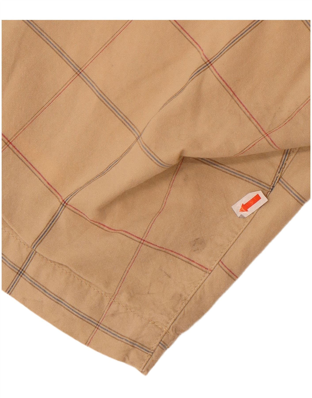 Shorts Chino Masculino Converse Médio W32 Algodão Xadrez Bege