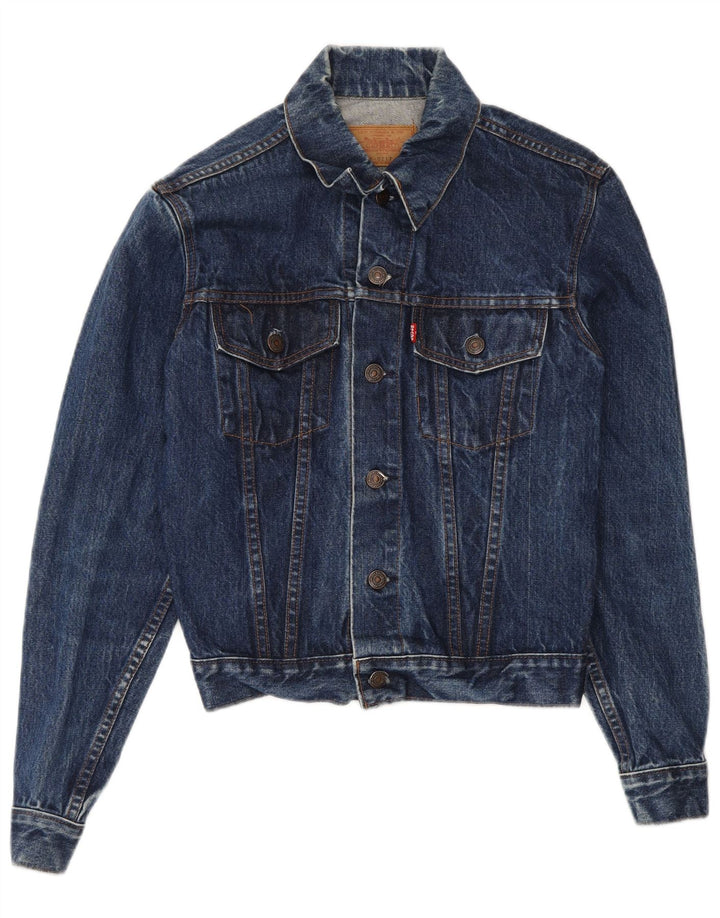 Jaqueta jeans feminina LEVI'S EU 36 pequena azul