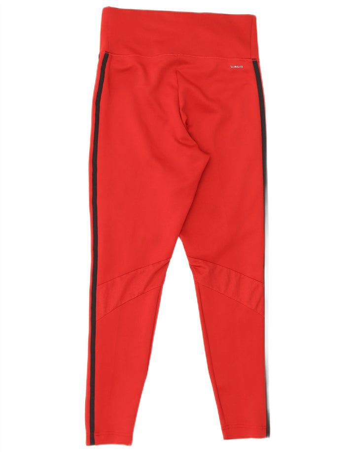 Leggings Adidas Climalite Feminina UK 12/14 Médio Borgonha Poliéster