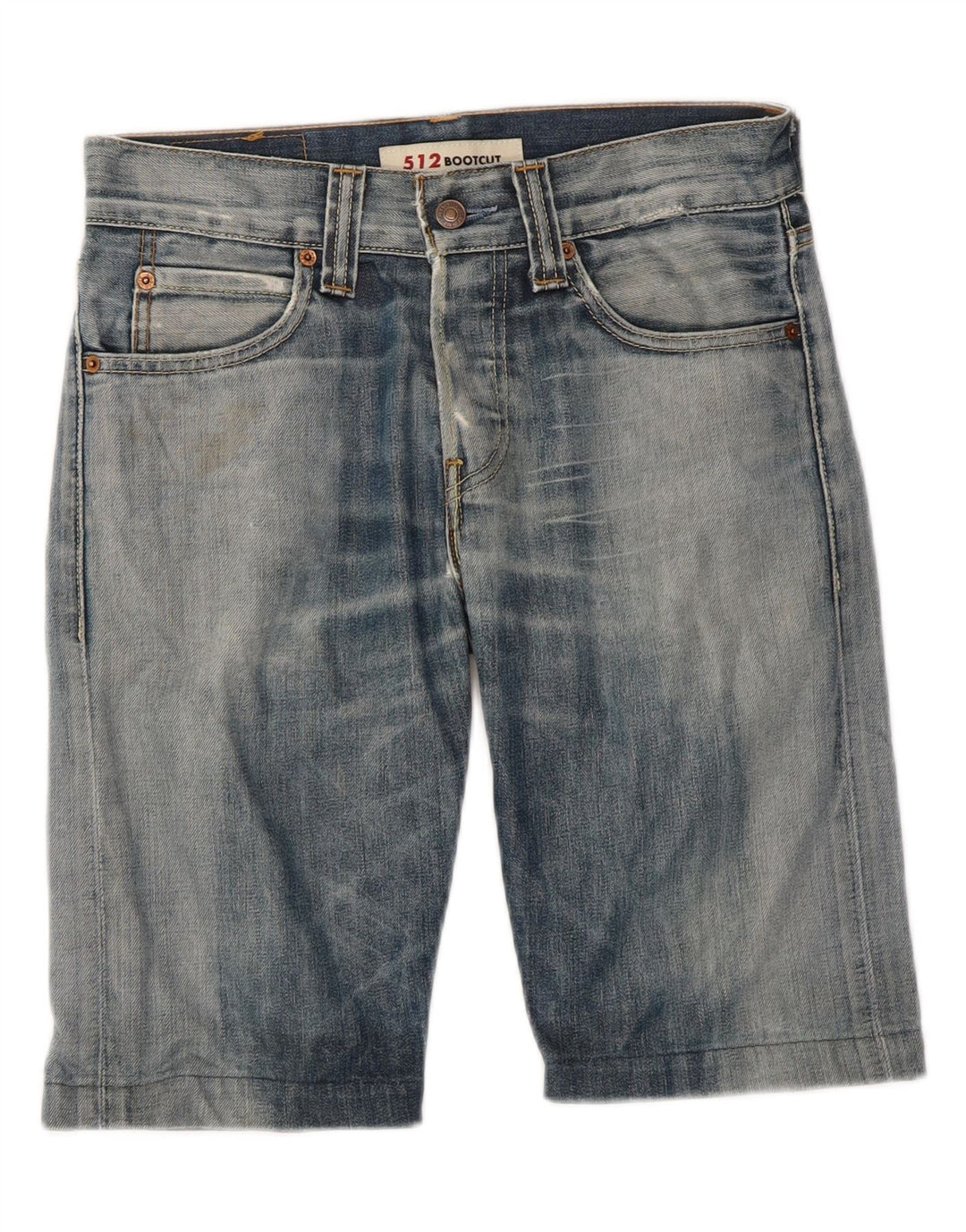 LEVI'S Mens 512 Denim Shorts W30 Medium  Blue Cotton Vintage Levi's and Second-Hand Levi's from Messina Hembry 