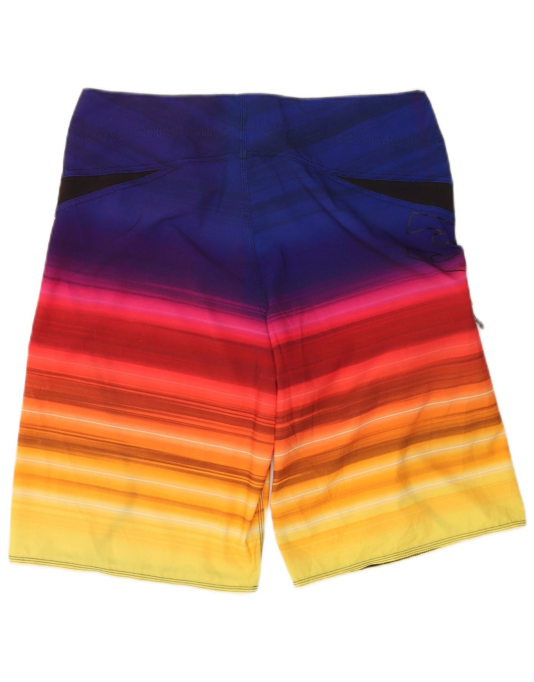 Billabong Mens Graphic Natação Shorts Grande Listrado Multicolorido