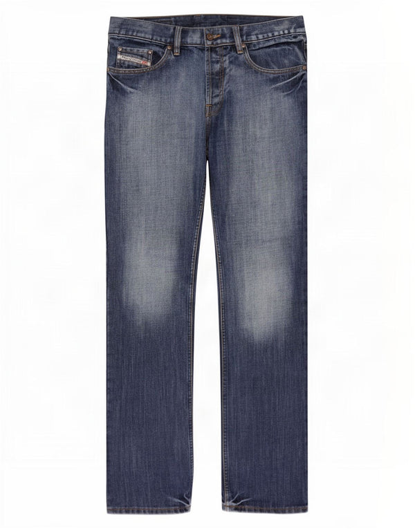 Jeans retos masculinos Diesel W34 L34 algodão azul