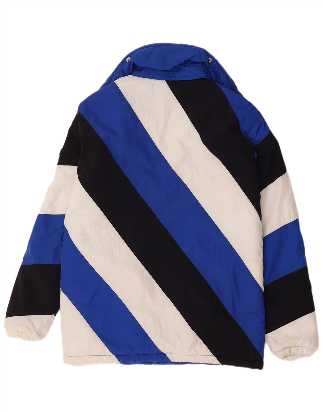 Jaqueta corta-vento masculina Ellesse UK 36 poliamida colorblock azul pequena