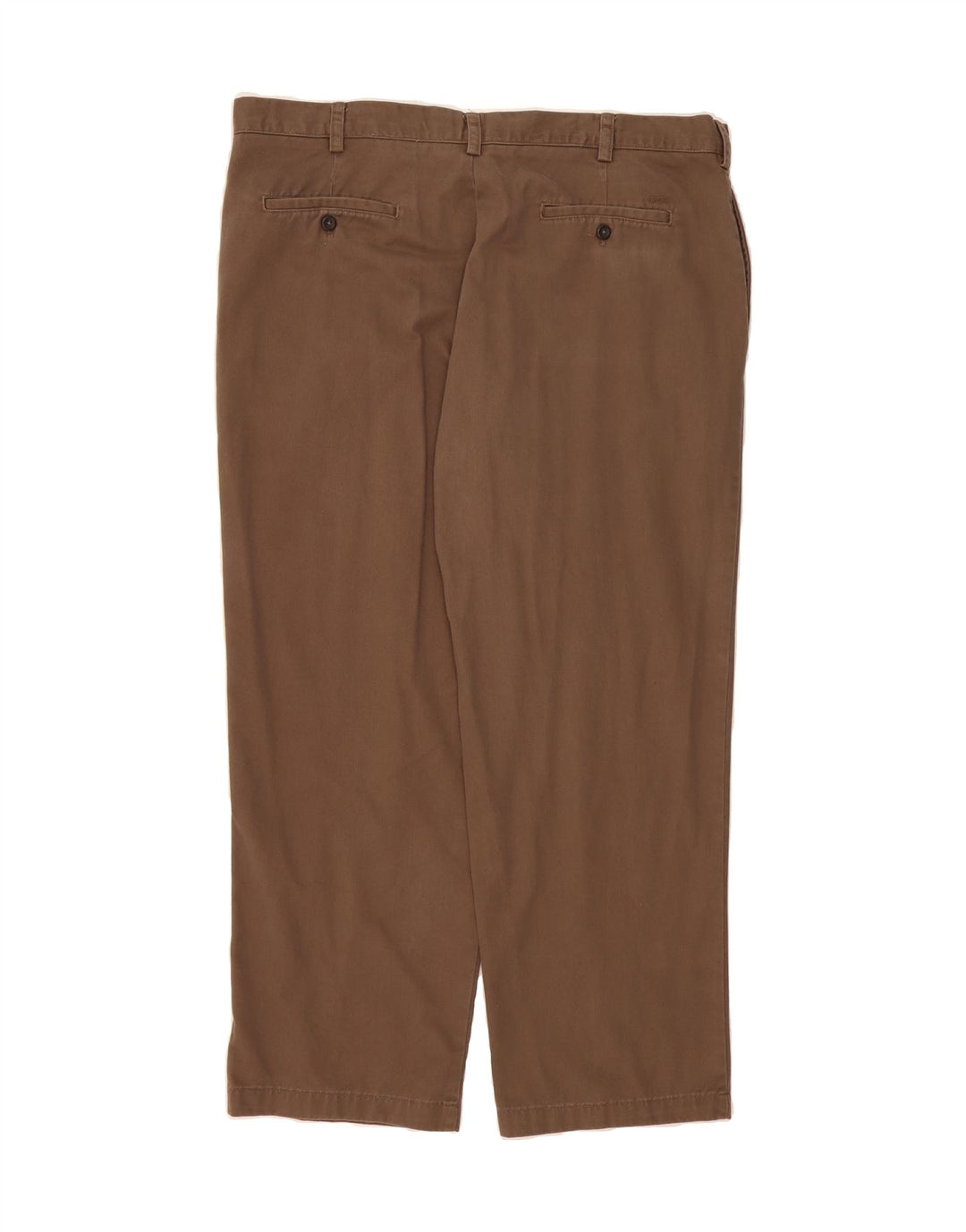 IZOD Mens Straight Chino Trousers W42 L30  Brown Cotton Vintage Izod and Second-Hand Izod from Messina Hembry 