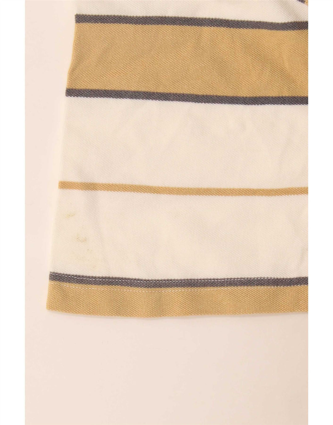 Camisa polo masculina Lotto grande listrada branca