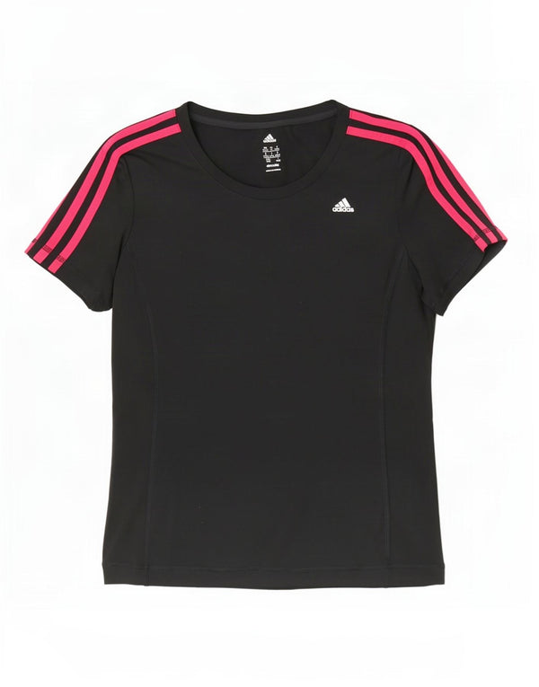 Camiseta Adidas Climalite Feminina Top UK 12/14 Médio Preto Poliéster