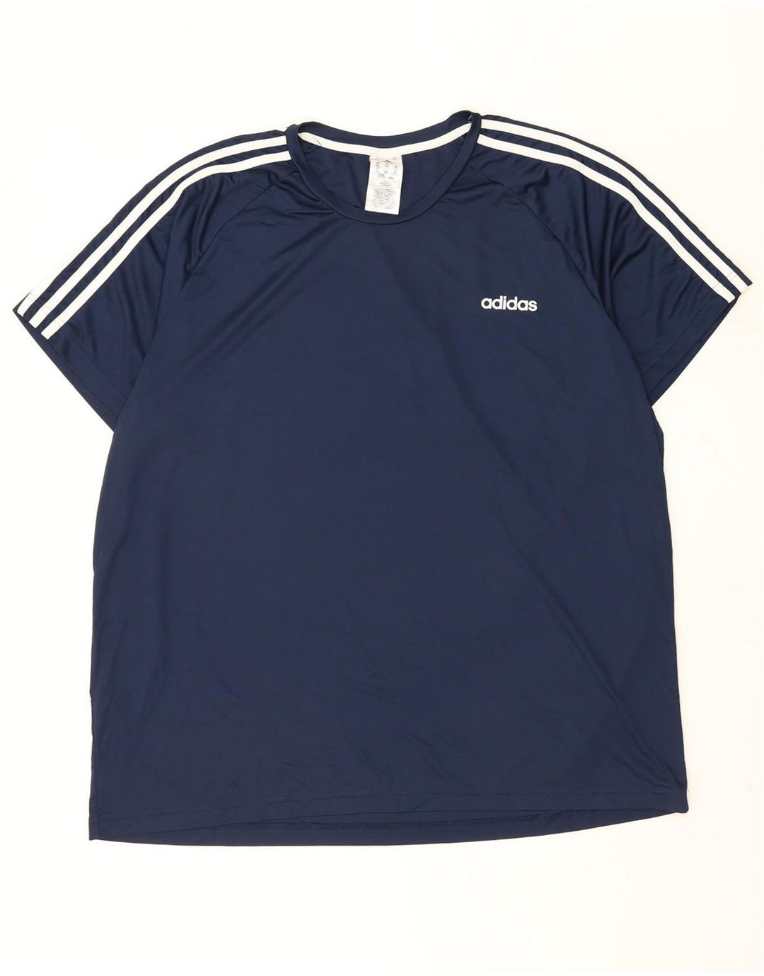 Adidas Mens Aeroready Camiseta Top 2XL Azul Marinho Poliéster