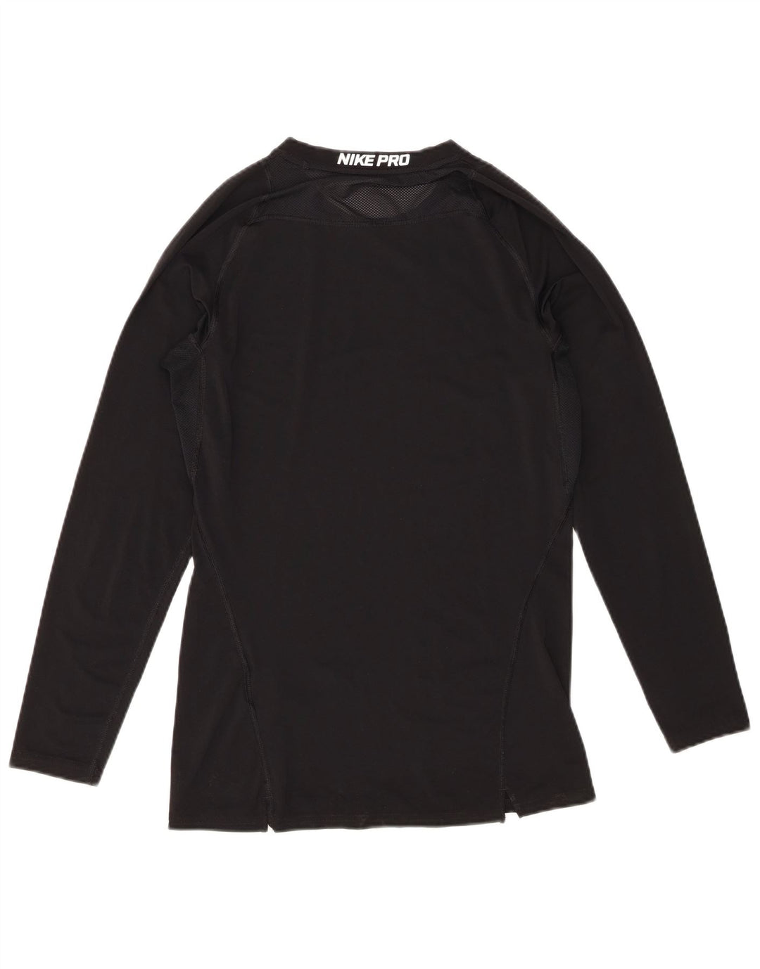 Top Nike Dri Fit Feminino Manga Longa UK 14 Grande Poliéster Preto