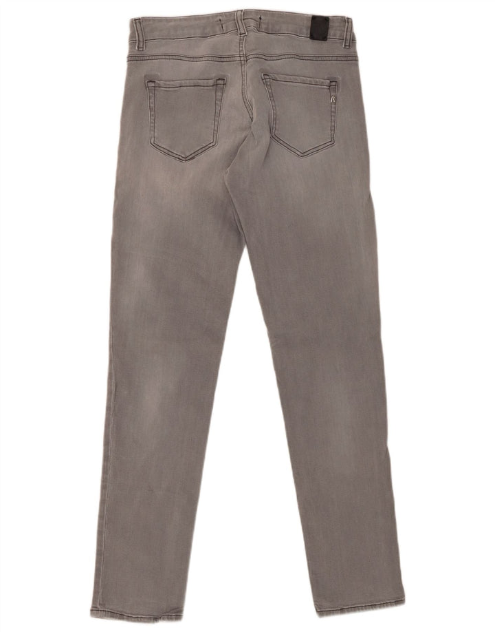 REPLAY Jeans Slim Feminino W28 L30 Algodão Cinza