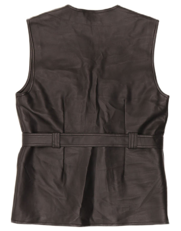 Colete utilitário vintage para meninas 13-14 anos preto
