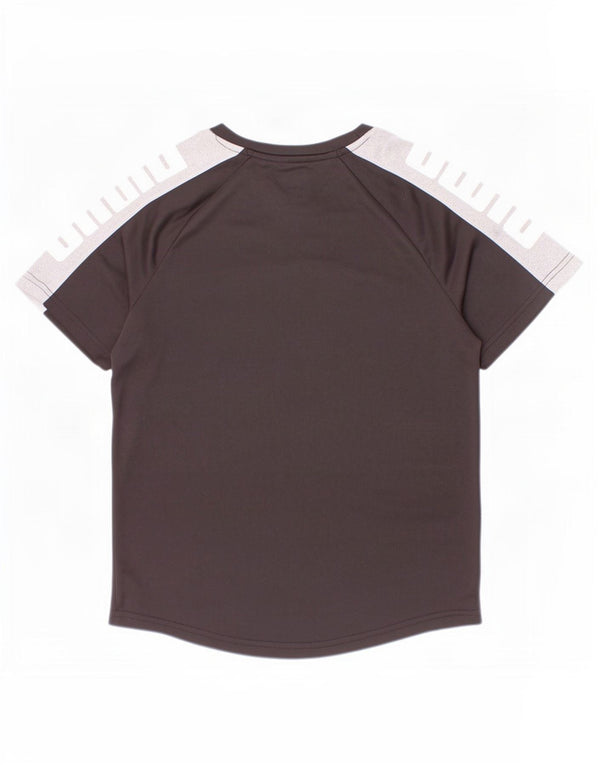 Camiseta Puma Meninos Graphic Top 10-11 Anos Médio Preto Colorblock