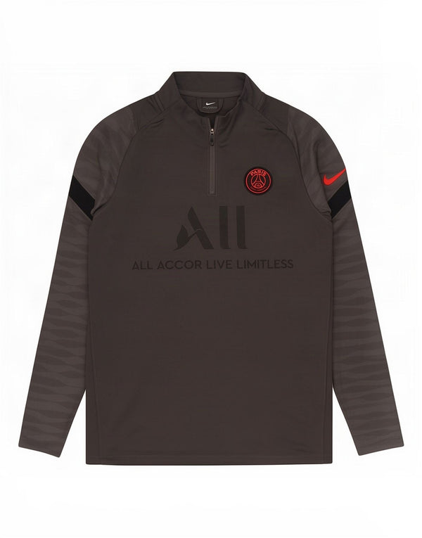 Nike Mens Paris Saint-Germain Graphic Pullover Treino Top Cinza Médio
