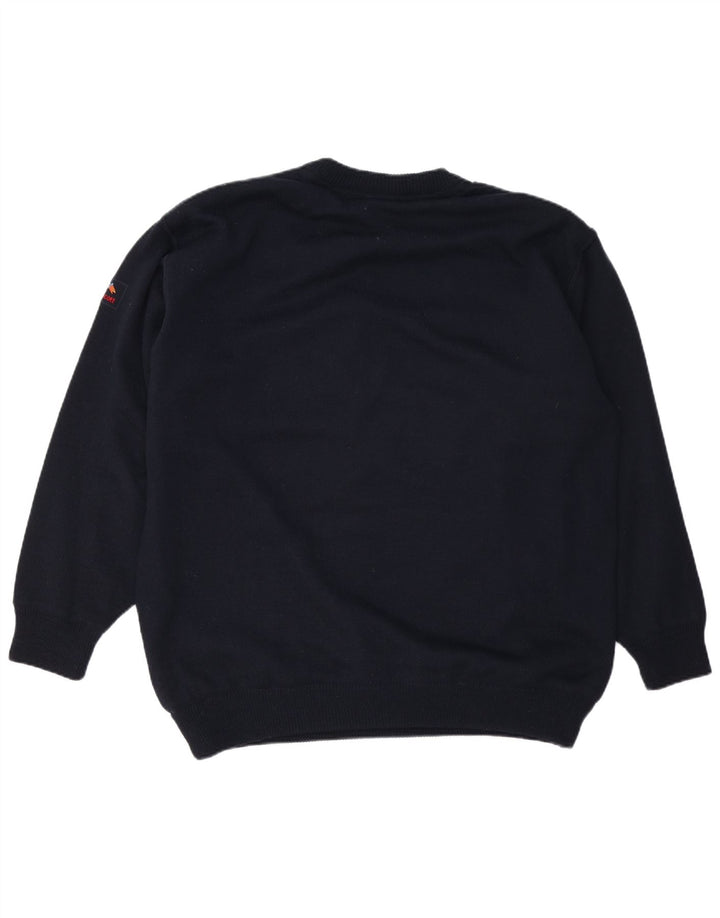 Suéter masculino WHISPER Yachting com gola redonda XL azul marinho poliéster