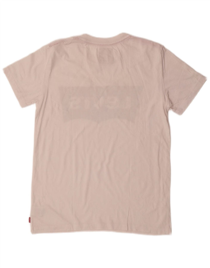 Camiseta feminina estampada LEVI'S US 16 2XL algodão branco