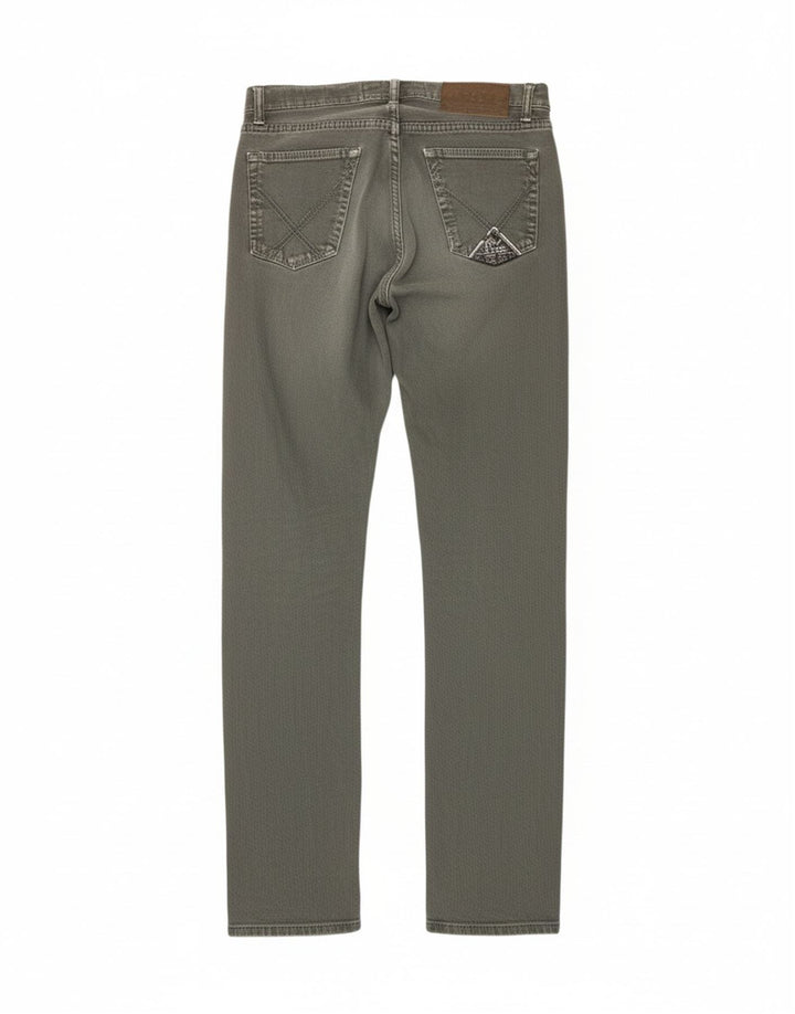 ROY ROGERS Calça jeans masculina slim W30 L35 algodão cinza