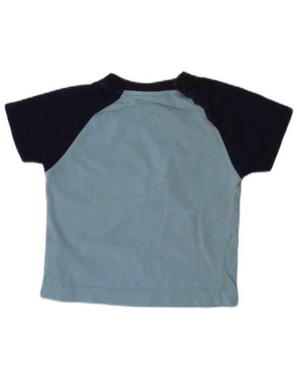 Camiseta gráfica Ellesse para meninos, 3-6 meses, azul, algodão colorblock