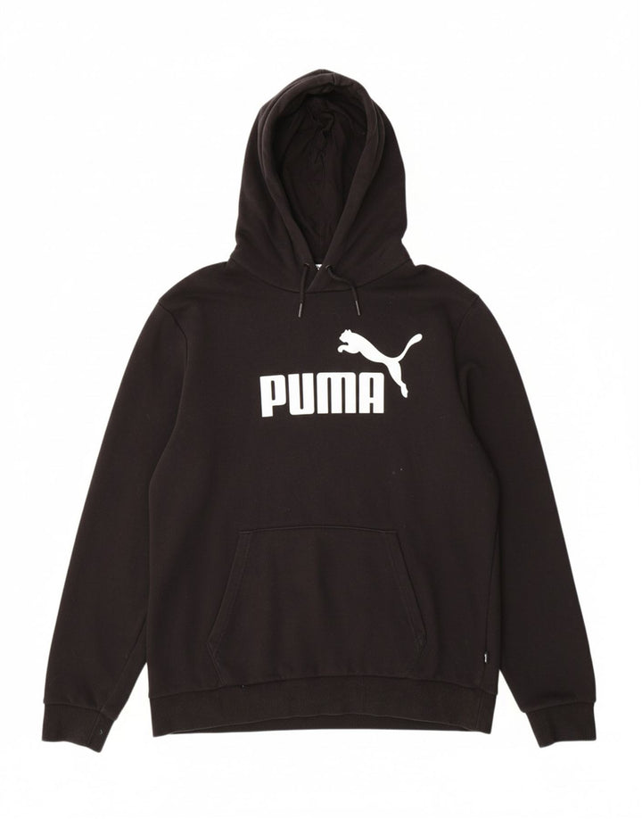 Jumper com capuz gráfico masculino PUMA grande preto