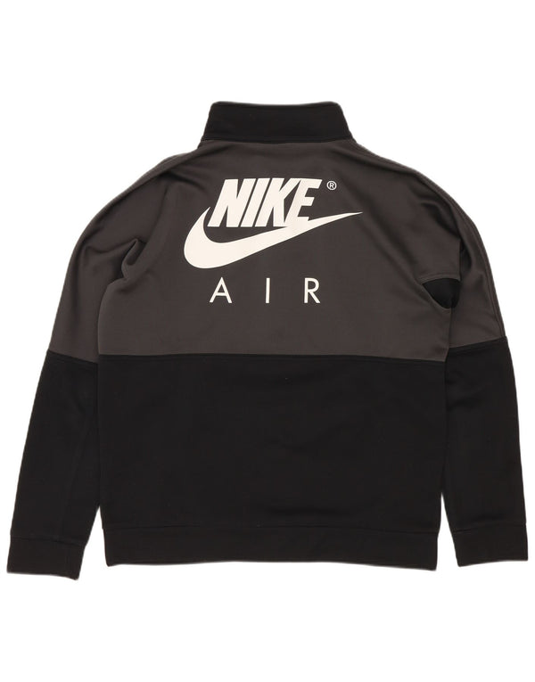 Suéter gráfico Nike Boys Graphic 12-13 anos grande bloco colorido preto