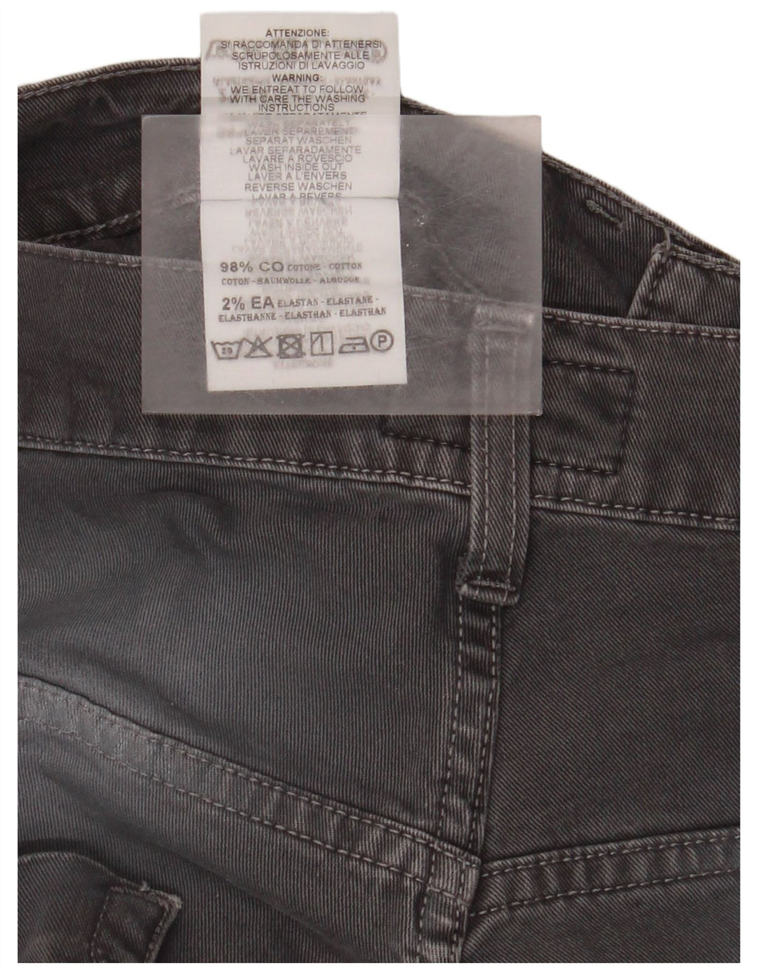 Carrera Masculino 717 Slim Jeans IT 48 Médio W32 L34 Cinza Algodão