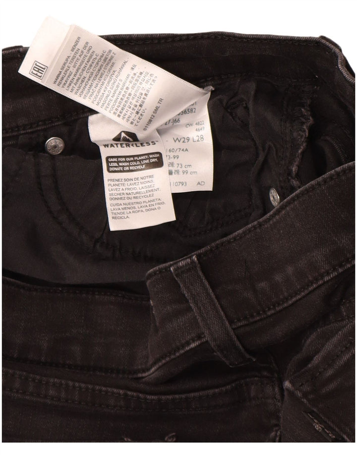 Jeans feminino Levi's Classic Fit Straight W29 L28 algodão preto