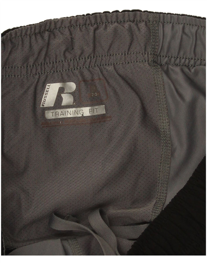 Shorts esportivos masculinos Russell Athletic médio preto