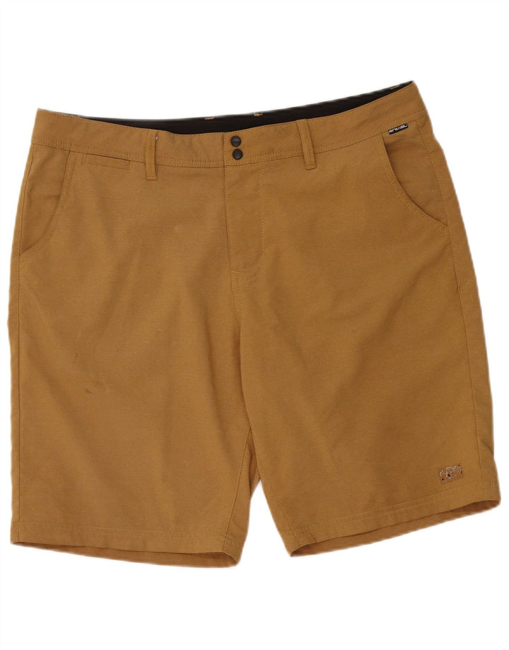 Animal Mens Chino Shorts W34 Grande Poliéster Bege