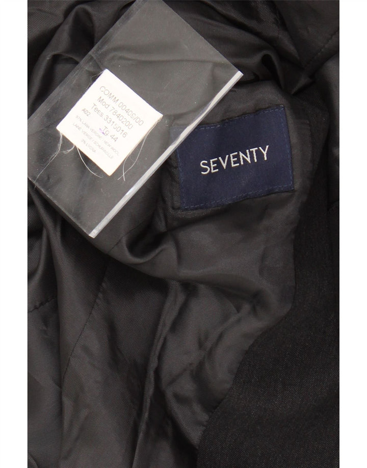 SEVENTY Blazer feminino IT 44 médio preto lã nova