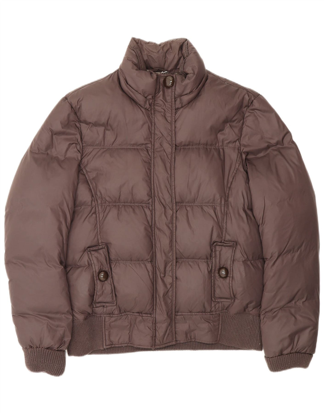 Jaqueta acolchoada feminina Sergio Tacchini IT 48 XL marrom poliamida