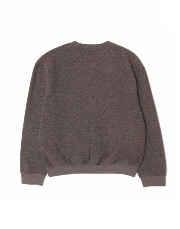 Moletom masculino Nike Jumper grande algodão manchado cinza