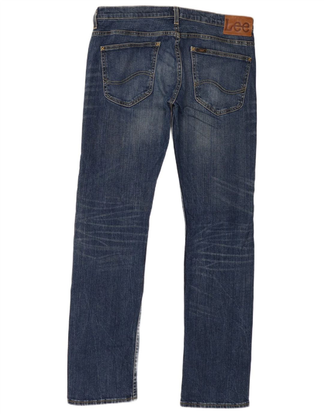 Lee Mens Powell Slim Jeans W34 L34 Azul Marinho Algodão