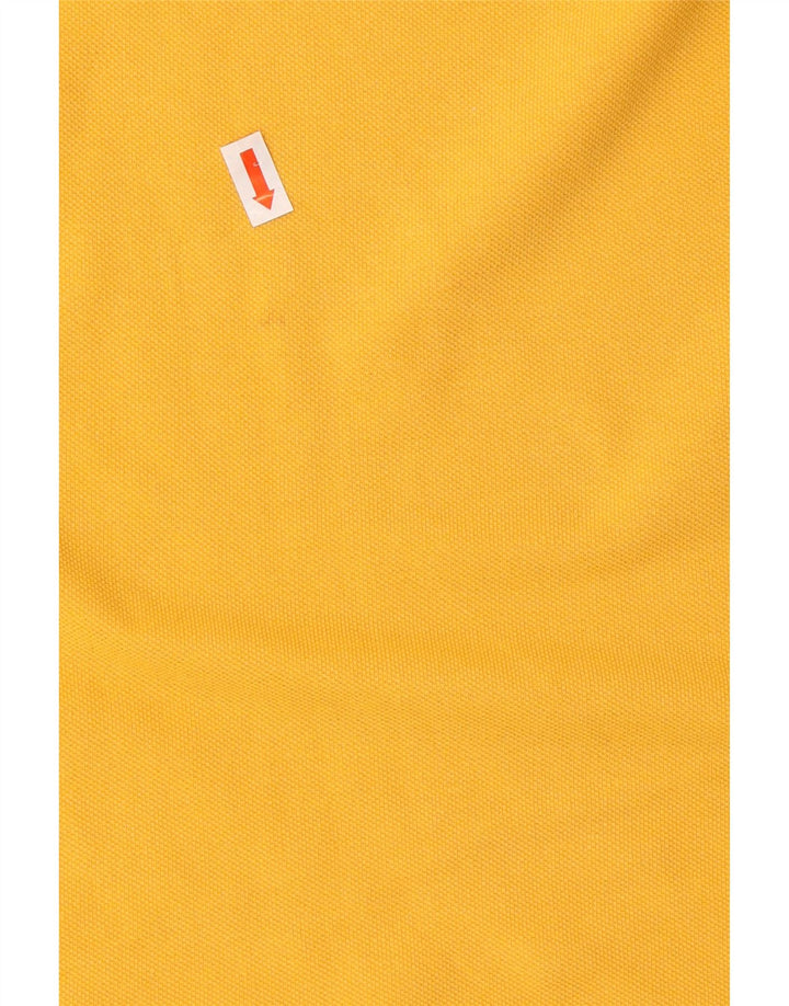 Camisa polo masculina DACK'S grande algodão amarelo