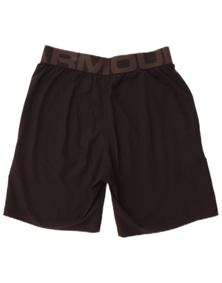 UNDER ARMOUR Calções esportivos masculinos médios pretos