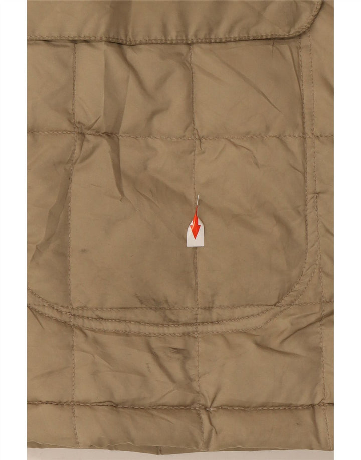 Jaqueta acolchoada masculina Sergio Tacchini UK 42 XL bege