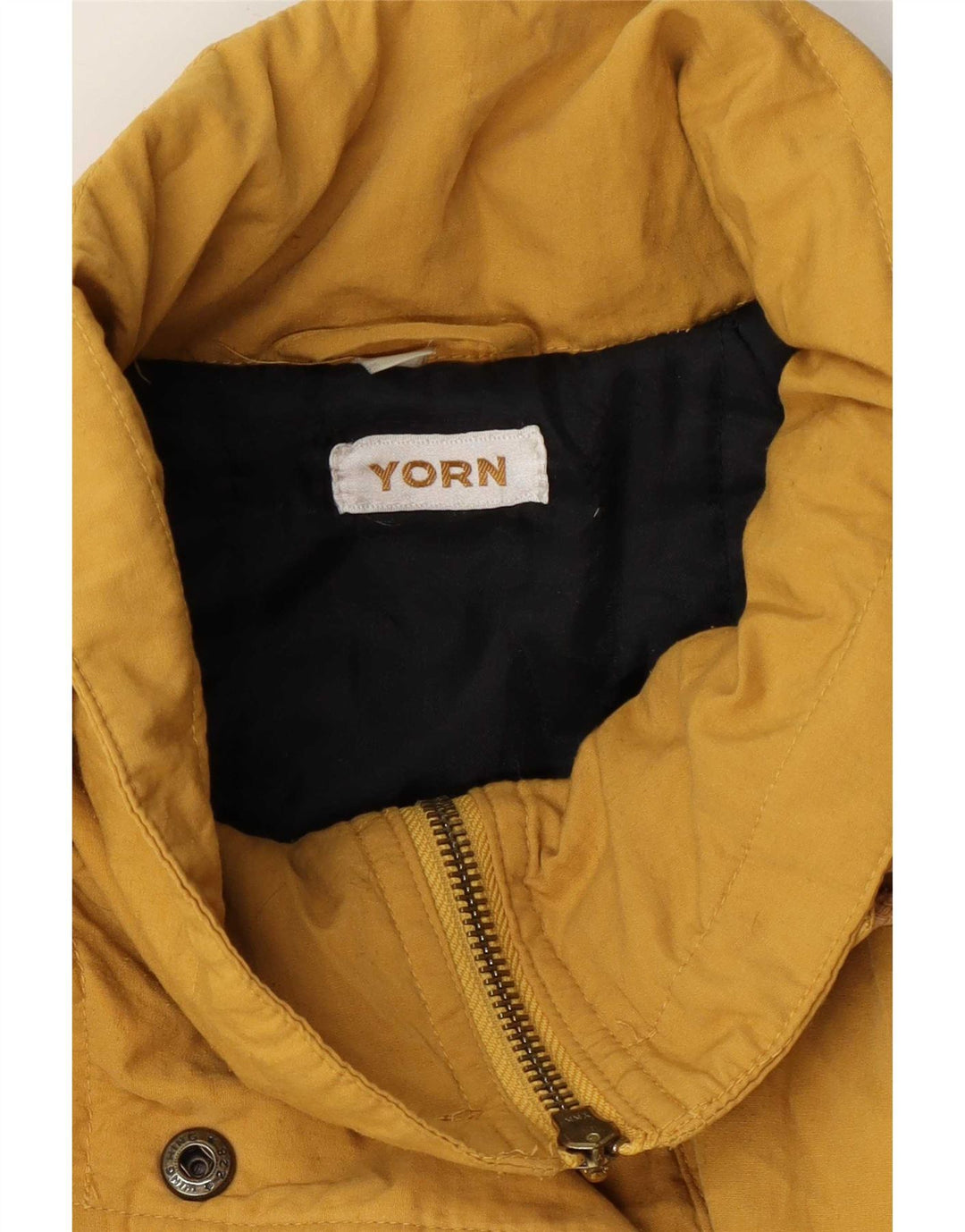 Casaco corta-vento feminino Yorn Reino Unido 16 grande amarelo