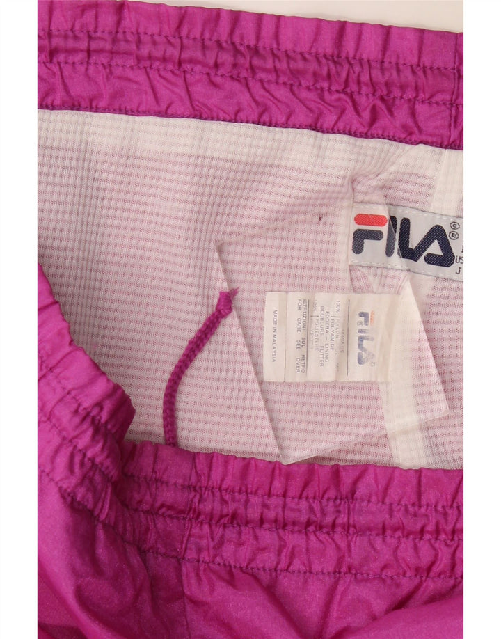 Calça de treino masculina Fila IT 50 grande poliamida rosa