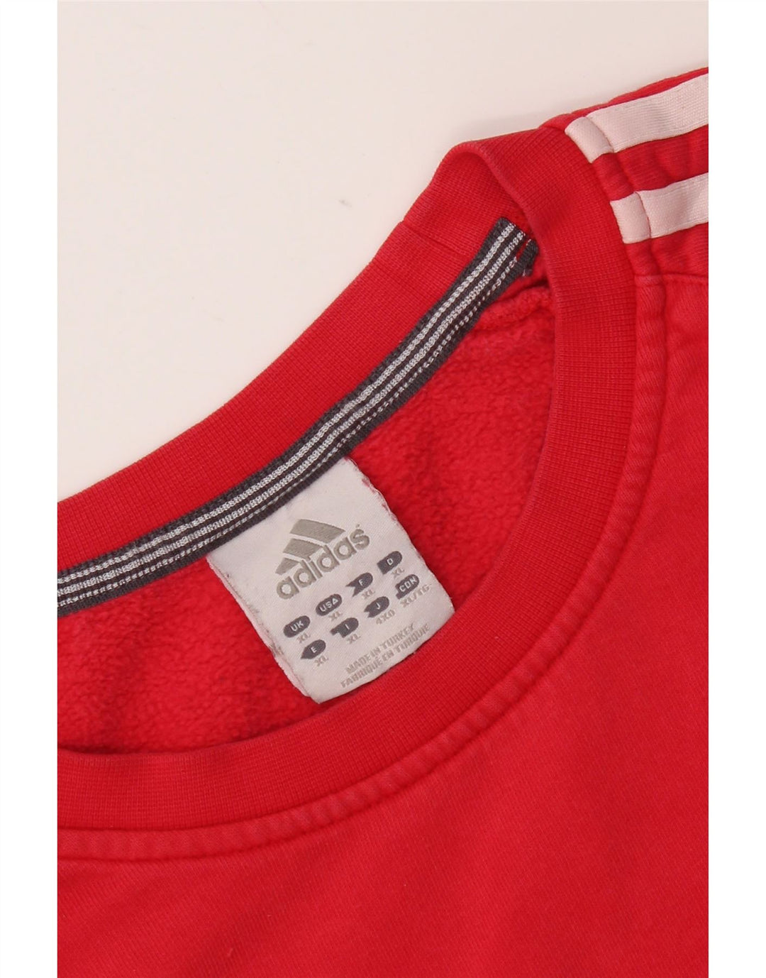 Adidas Mens Moletom Jumper XL Vermelho