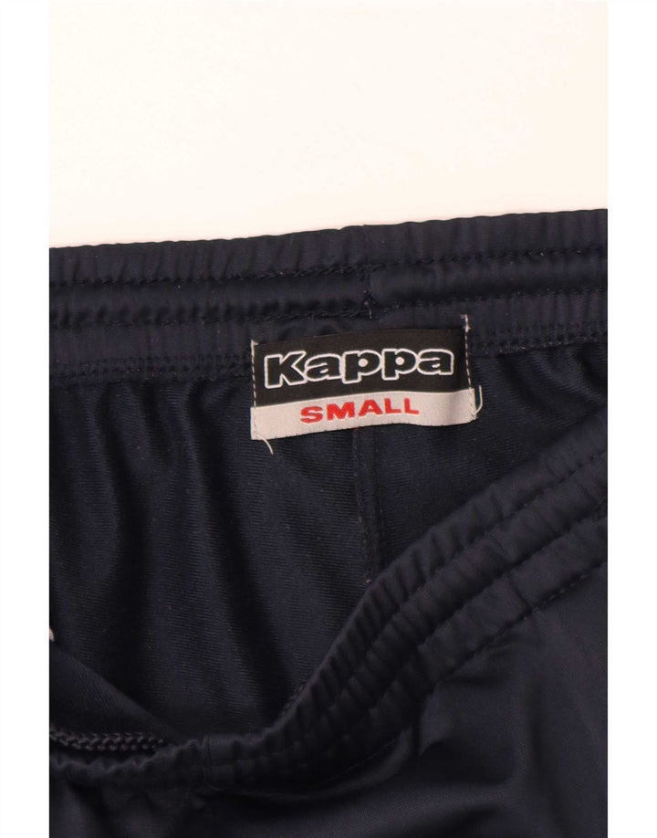 Calça de treino masculina Kappa pequena azul marinho poliéster