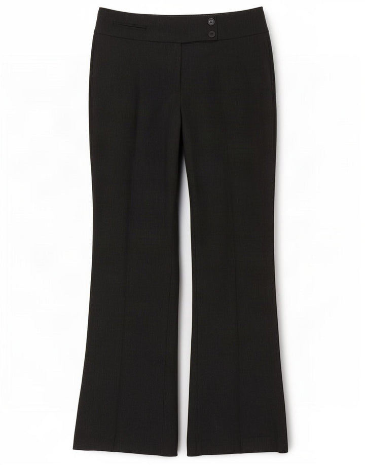 Calça feminina Marks & Spencer Bootcut Suit Reino Unido 12 Médio W32 L31 Cinza