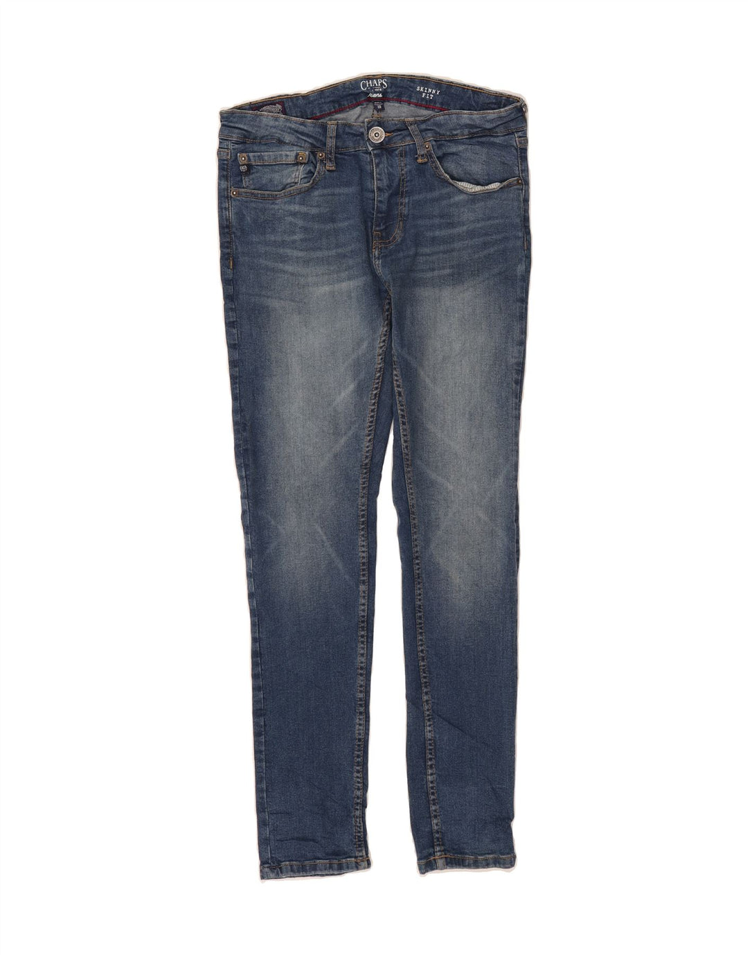 CHAPS Womens Skinny Jeans W30 L30 Blue Cotton Vintage Chaps and Second-Hand Chaps from Messina Hembry 