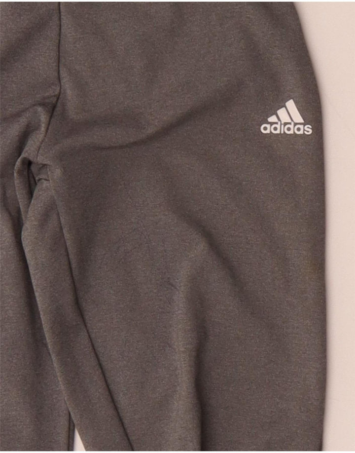 ADIDAS Womens Climacool Graphic Leggings UK 8/10 Small  Grey Colourblock