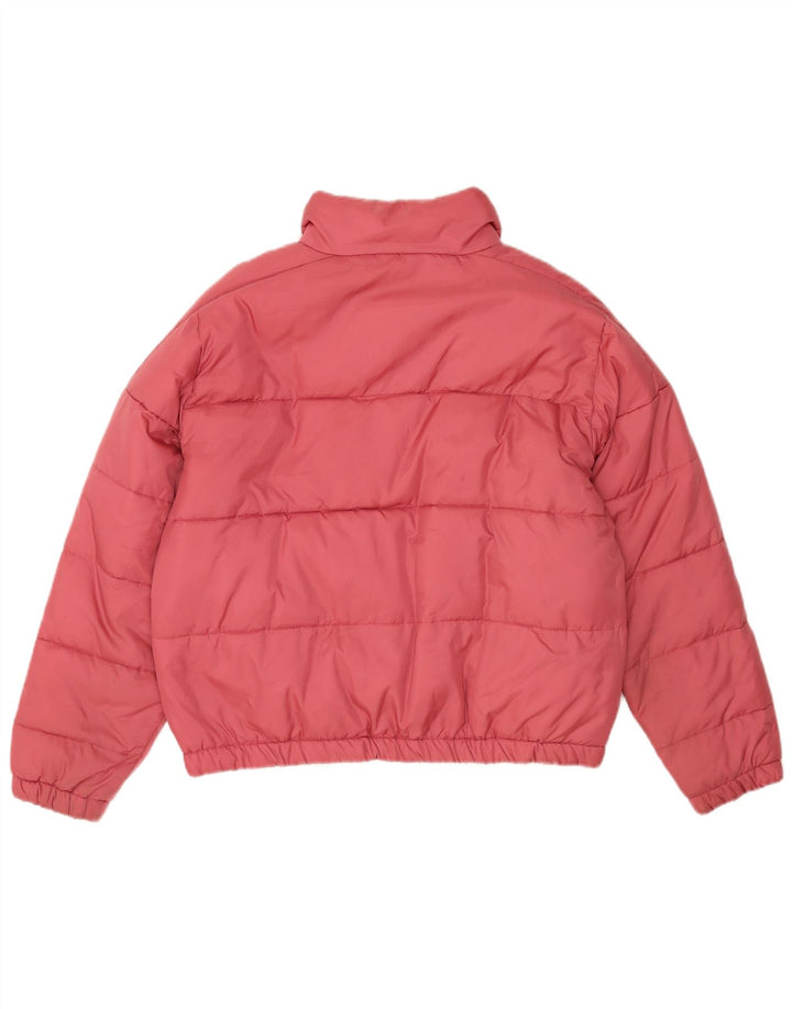 Jaqueta feminina Fila Loose Fit acolchoada UK 14 poliéster rosa médio