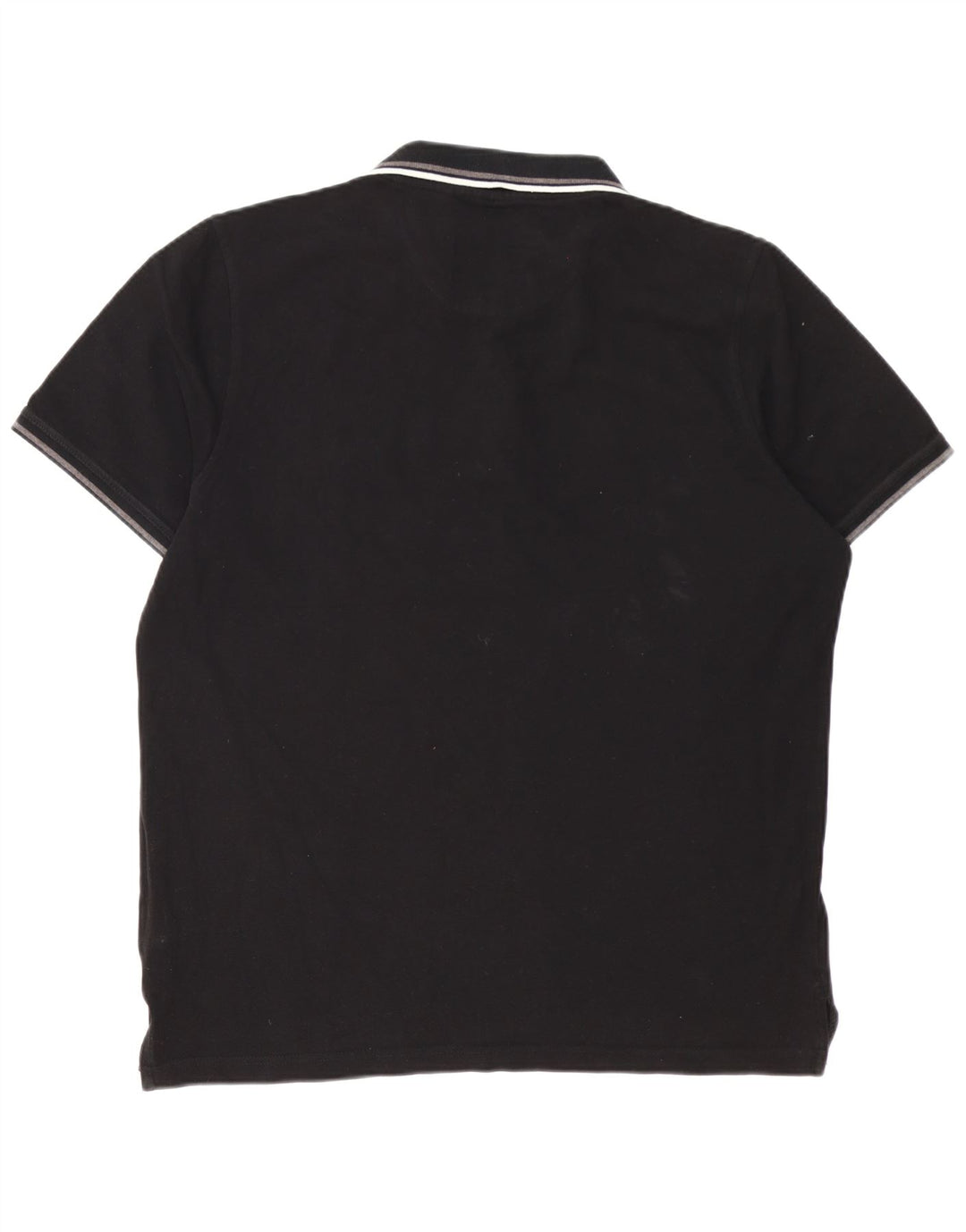 Camisa polo masculina regular Pierre Cardin XL algodão preto