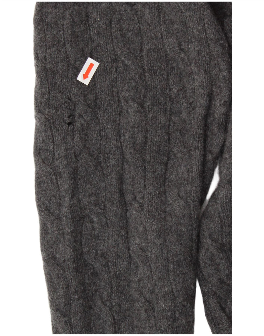 Polo Ralph Lauren Suéter masculino com gola redonda XL lã cinza