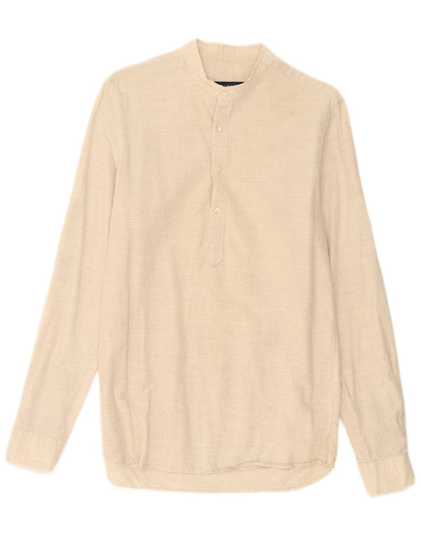 Pulôver masculino Zara Slim Fit pequeno bege