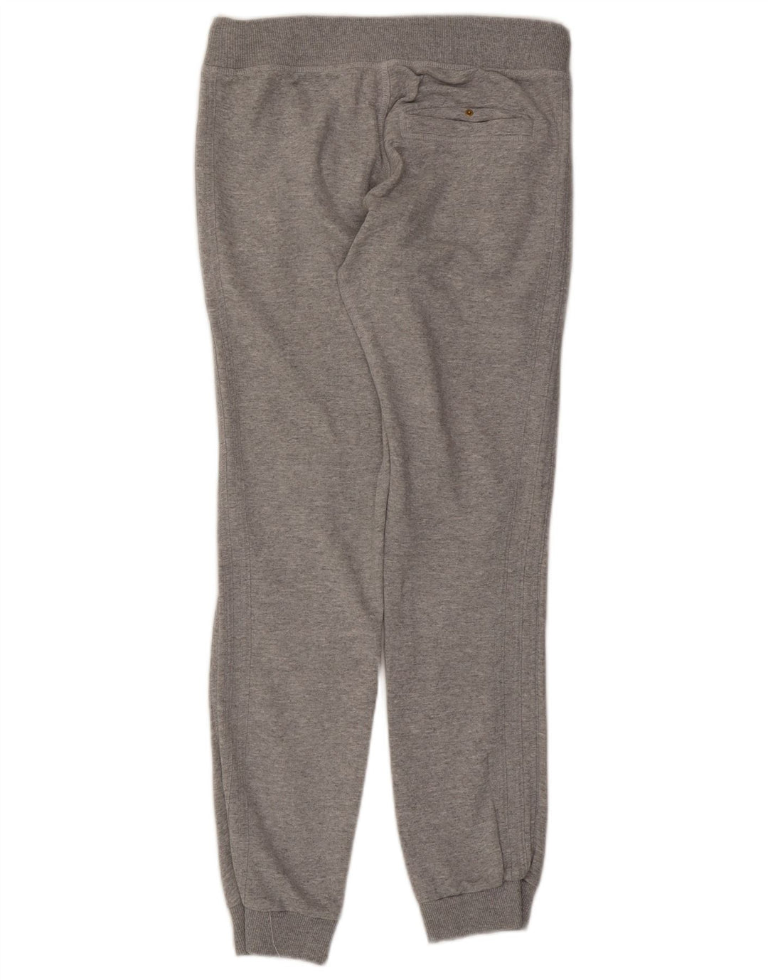 ADIDAS Calças de treino femininas joggers UK 14 Medium Grey Flecked Cotton